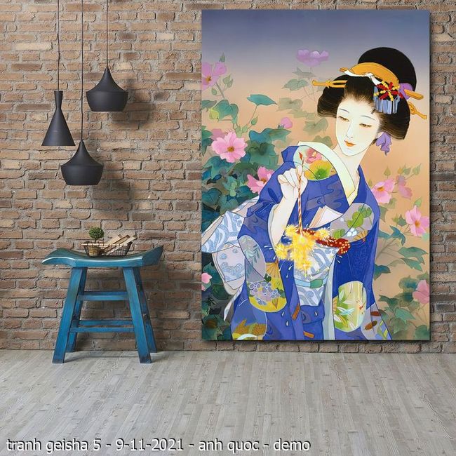 tranh geisha 5 9 11 2021 anh quoc 